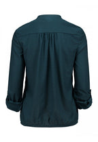 Tova Blus Dam Teal Zabaione