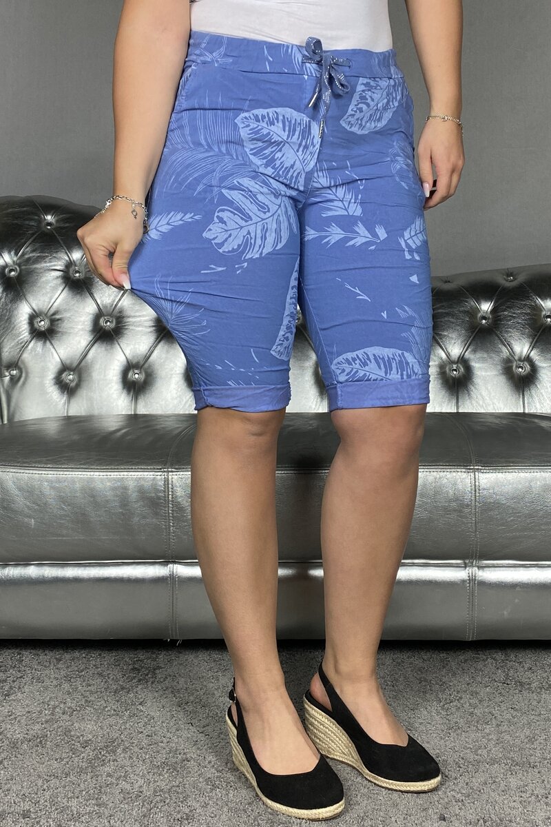 Vivi Stretch Shorts Dam Blå - Zabaione