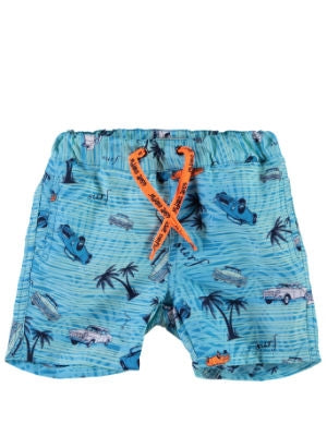 Zebbe Mini Badshorts Barn Hawaiian Ocean - Name it