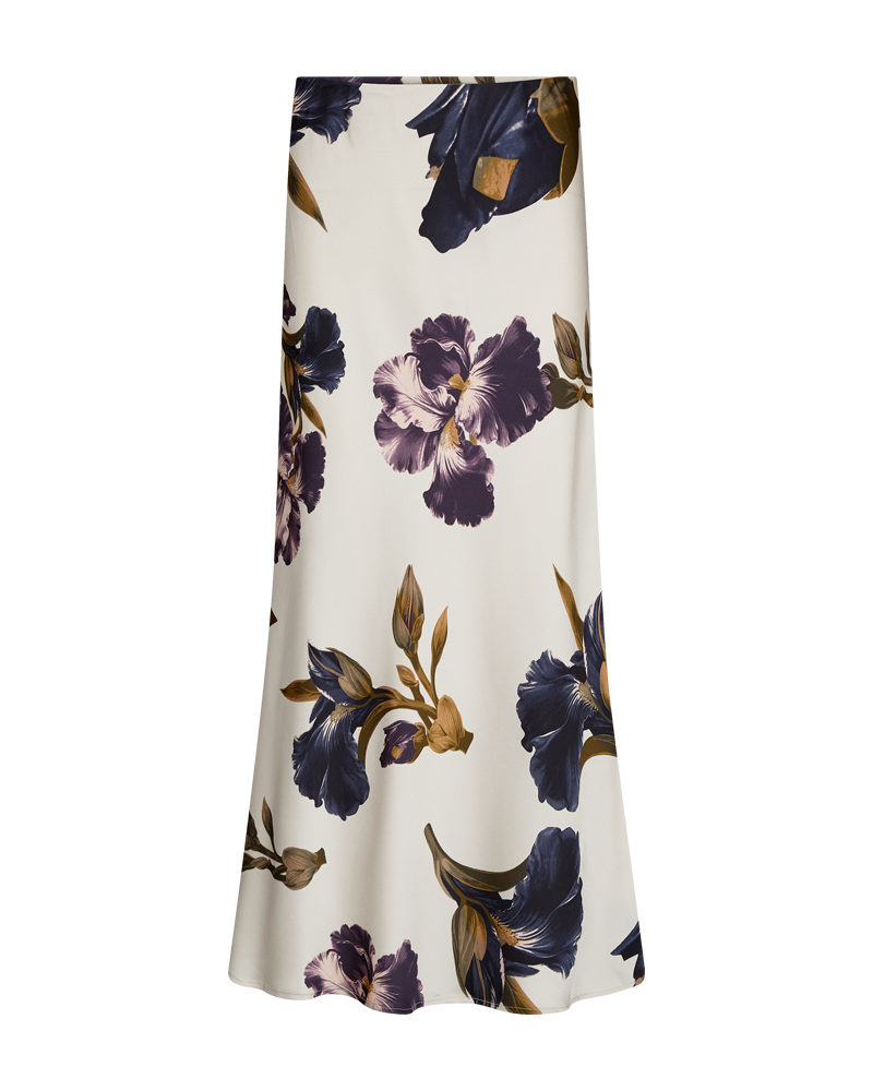 Zila Lång Kjol Dam Beige Moonbeam W Nightshade | Smilebutiken - Freequent