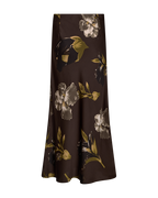 Zila Lång Kjol Dam Brun Mole w Desert Taupe | Smilebutiken - Freequent