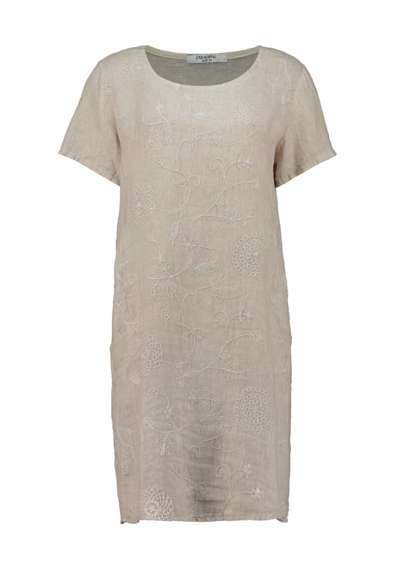 Zizzil Dress Women Beige | Smilebutiken - Zabaione