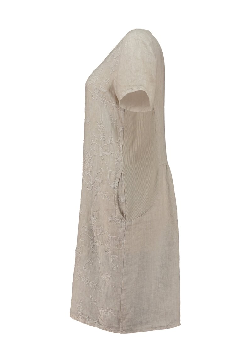 Zizzil Dress Women Beige | Smilebutiken - Zabaione