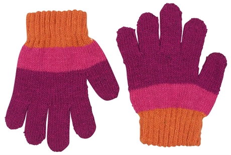 Brattfors Wool Glove Deep Orchid/Cerise Fingervantar Barn