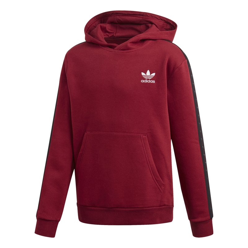 adidas tape hoodie black