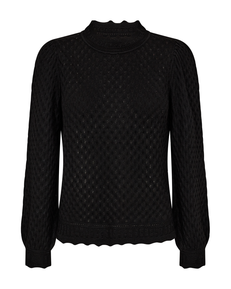 Freequent-Gina-Langarmad-Topp-Dam-Black-1