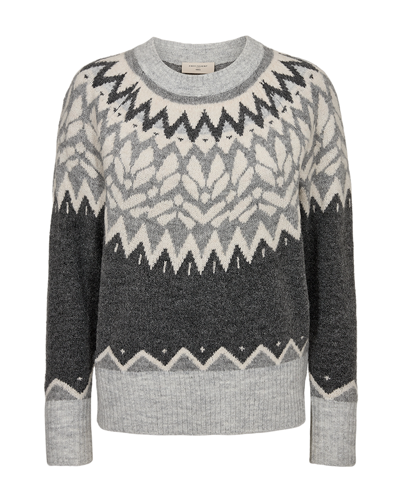 Freequent-Merla-Troja-Dam-Dark-Grey-Melange-W-Light-Grey-Melange-1