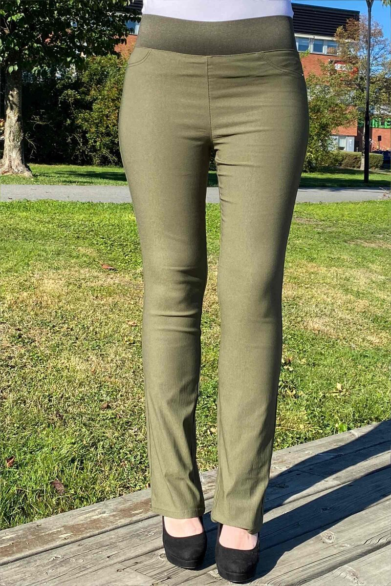 Freequent-Shantal-Bootcut-Langd-32-Power-Dam-Olive-Night-10