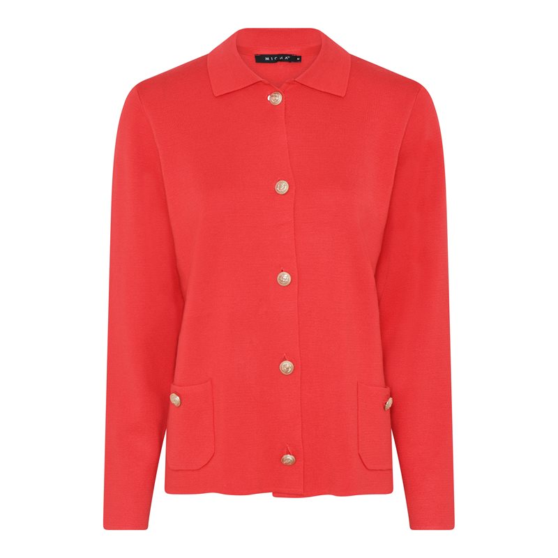 Micha Briana Cardigan Dam Spring Red