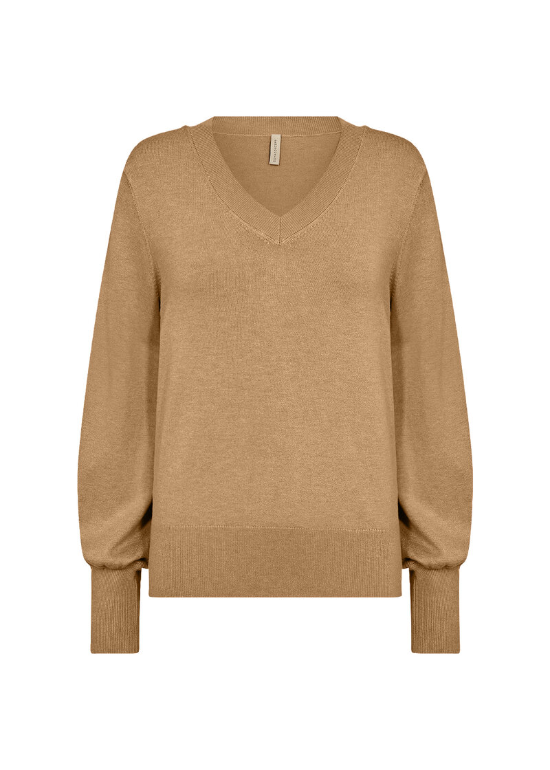 Soyaconcept-Dollie-738-V-ringad-Pullover-Dam-Desert-Brown-Melange-1