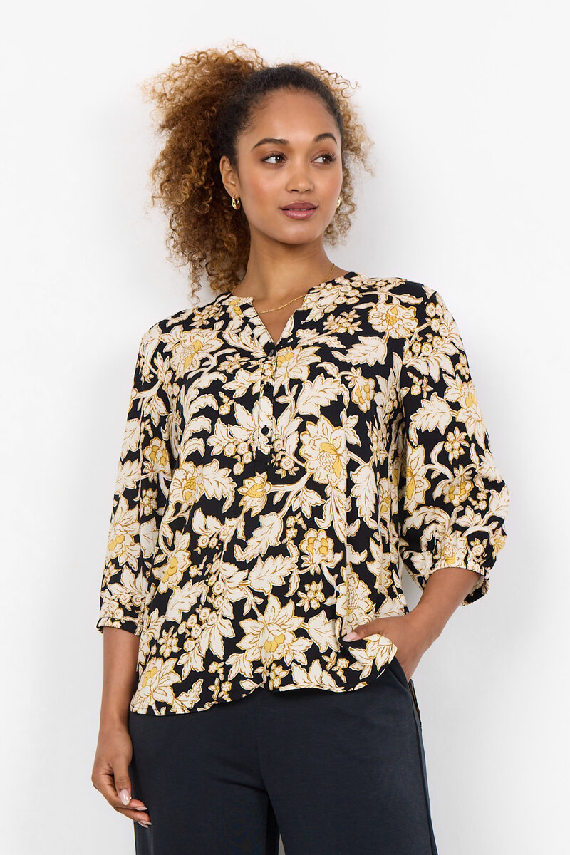 Soyaconcept-Fardosa-Blus-Dam-Yellow-Combi-1