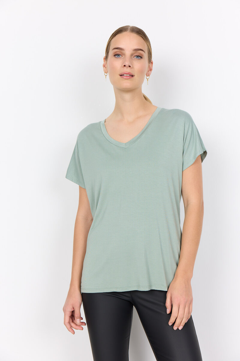 Soyaconcept-Marica-V-ringad-T-shirt-Dam-Mineral-Green-1