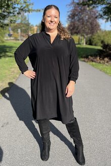 Chica London Soraya Oversized Tunika Dam Black