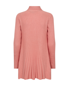 Freequent-Claudisse-Long-Cardigan-Dam-Burnt-Coral-Melange-3