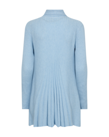 Freequent-Claudisse-Long-Cardigan-Dam-Chambray-Blue-Melange-3