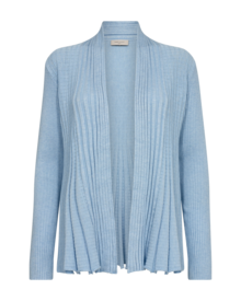 Freequent-Claudisse-Short-Cardigan-Dam-Chambray-Blue-Melange-1