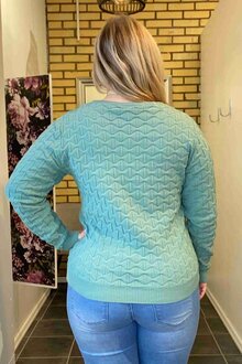 Freequent-Dodo-Pullover-Rundhalsad-Dam-Malachite-Green-12