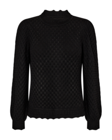 Freequent-Gina-Langarmad-Topp-Dam-Black-1