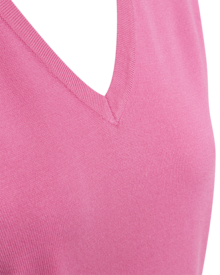 Freequent-Katie-Kortarmad-Pullover-Dam-Fuchsia-Pink-2