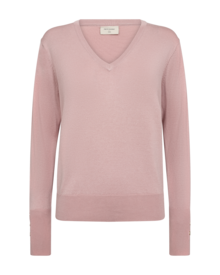 Freequent-Katie-V-ringad-Pullover-Dam-Misty-Rose-1