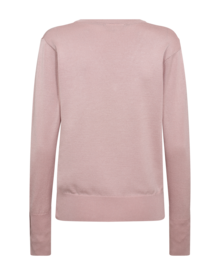 Freequent-Katie-V-ringad-Pullover-Dam-Misty-Rose-2