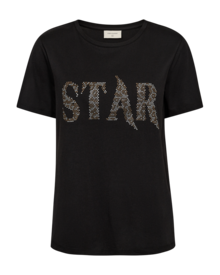 Freequent-Star-T-shirt-Dam-Black-1