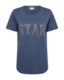 Freequent-Star-T-shirt-Dam-Vintage-Indigo-1