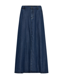 Freequent-Wilke-Kjol-Dam-Medium-Blue-Denim-1