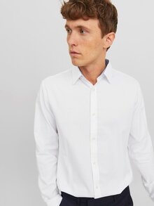 Jack---Jones-Label-Fast-Skjorta-Herr-White-4