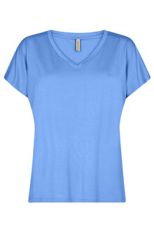 Soyaconcept-Marica-V-ringad-T-shirt-Dam-Bright-Blue-1